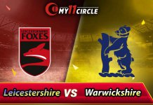 Warwickshire vs Leicestershire North Group Match
