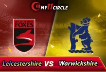 Warwickshire vs Leicestershire North Group Match