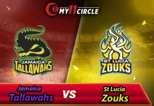 Jamaica Tallawahs vs St Lucia Zouks CPL 2019