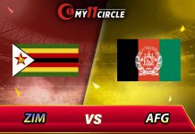 Zimbabwe vs Afghanistan, 5th T20I