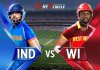 India vs West Indies, 1st ODI Match