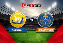 Chennai Vs Rajasthan Match Prediction