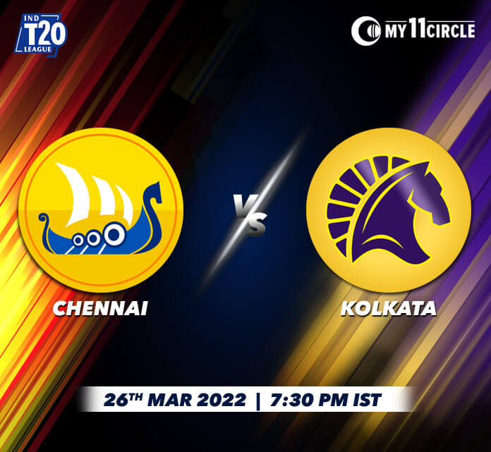 Chennai vs Kolkata, Indian T20 League 2022