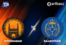 Fantasy Cricket Tips for Hyderabad vs Rajasthan