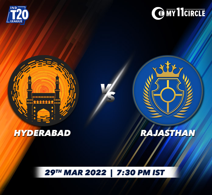 Fantasy Cricket Tips for Hyderabad vs Rajasthan