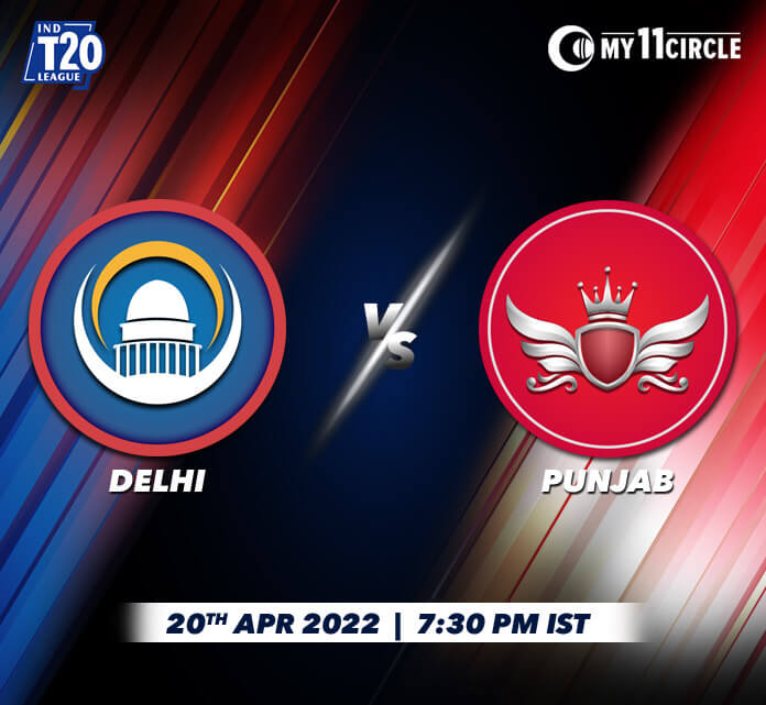Delhi vs Punjab, Indian T20 League 2022