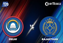 Delhi vs Rajasthan, Indian T20 League 2022