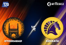 Hyderabad vs Kolkata, Indian T20 League 2022