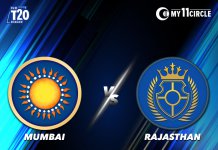 Mumbai vs Rajasthan, Indian T20 League 2022