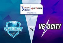 Supernovas vs Velocity, My11Circle Women’s T20 Challenge 2022