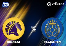 Kolkata vs Rajasthan, Indian T20 League 2022