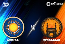 Mumbai vs Hyderabad, Indian T20 League 2022