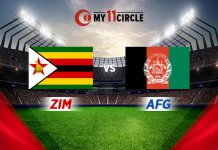 Zimbabwe vs Afghanistan, 3rd ODI