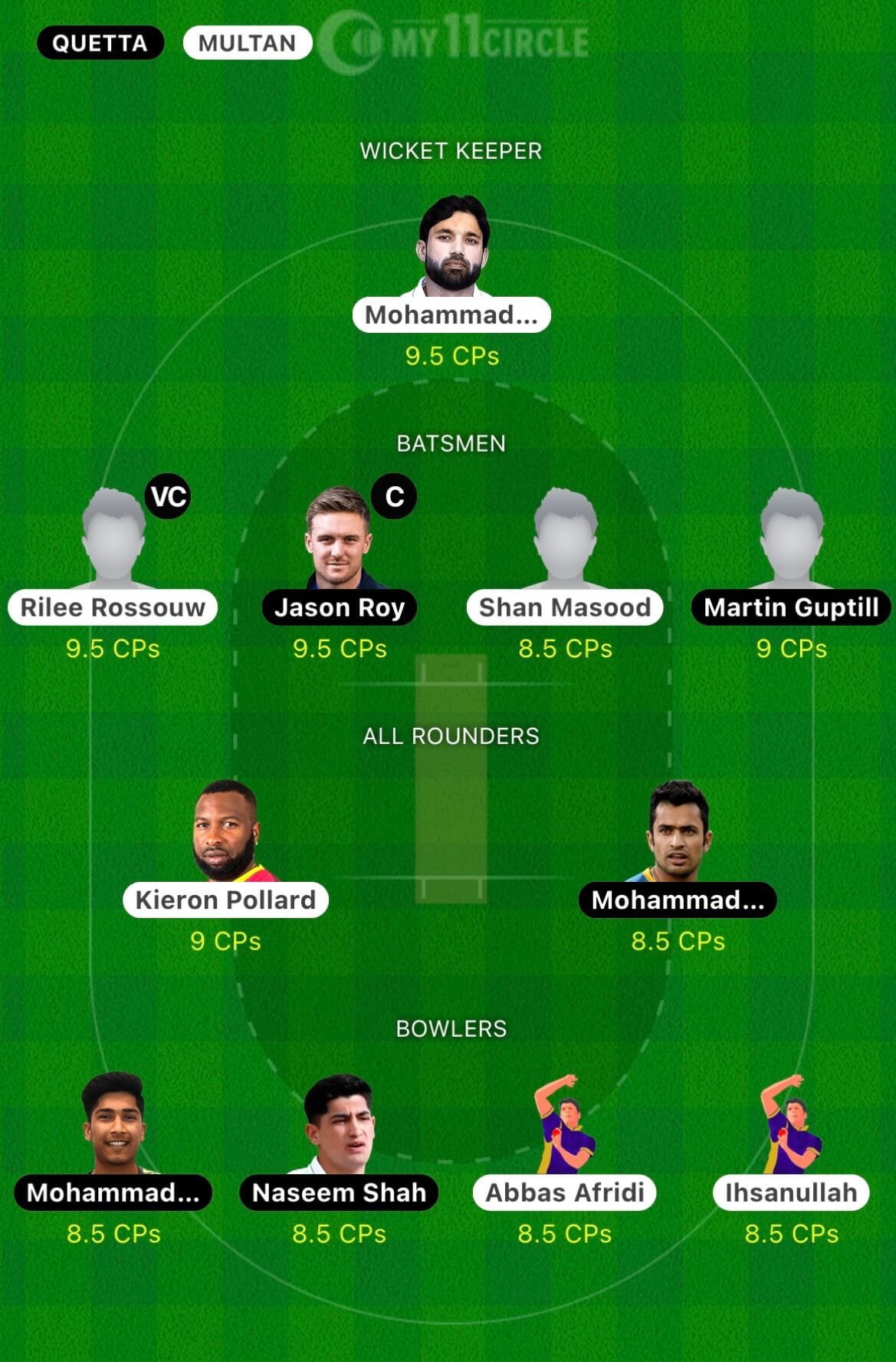 Quetta vs Multan, Pakistan T20 League 2023 Today’s Match Preview, Fantasy Cricket Team
